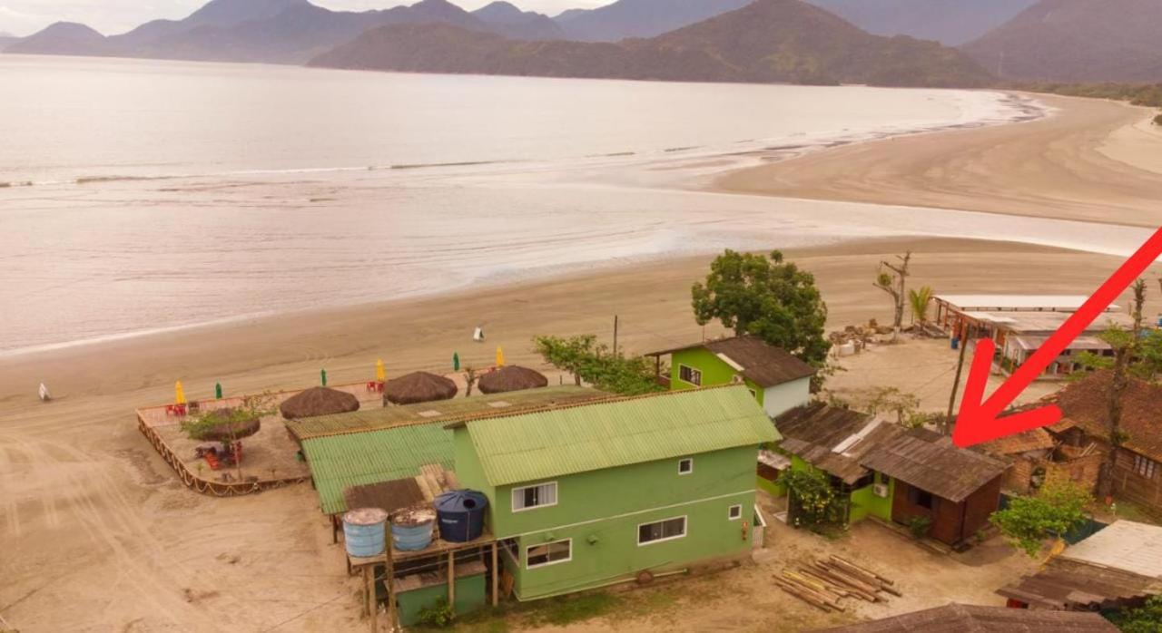 827 Chale Pe Na Areia, Completo Na Praia Do Estaleiro Em Ubatuba - 1 Dormitorio, 1 Banheiro, 1 Vaga De Garagem 외부 사진