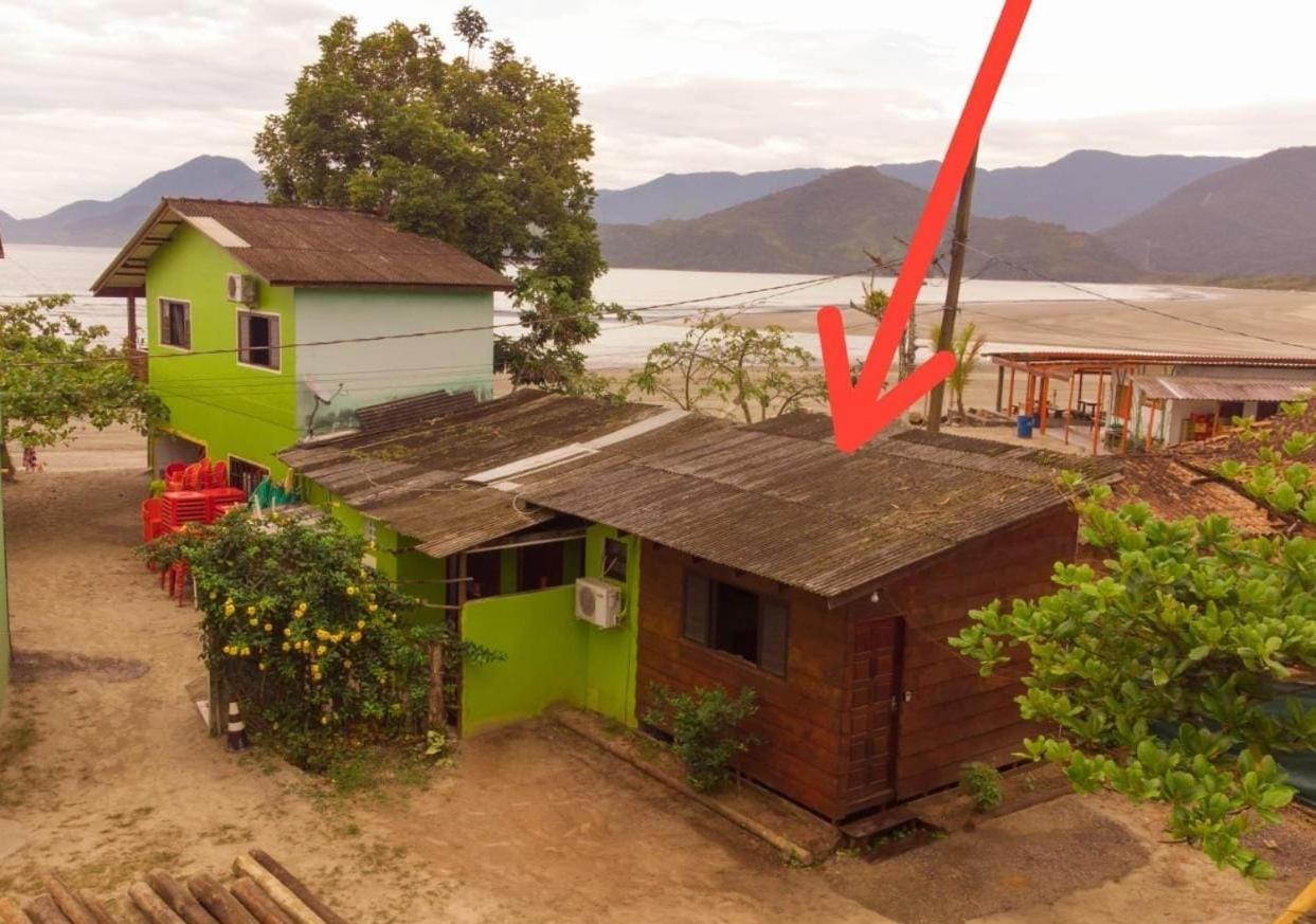 827 Chale Pe Na Areia, Completo Na Praia Do Estaleiro Em Ubatuba - 1 Dormitorio, 1 Banheiro, 1 Vaga De Garagem 외부 사진