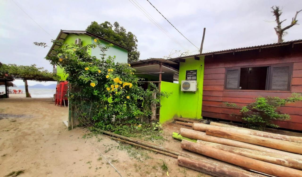 827 Chale Pe Na Areia, Completo Na Praia Do Estaleiro Em Ubatuba - 1 Dormitorio, 1 Banheiro, 1 Vaga De Garagem 외부 사진